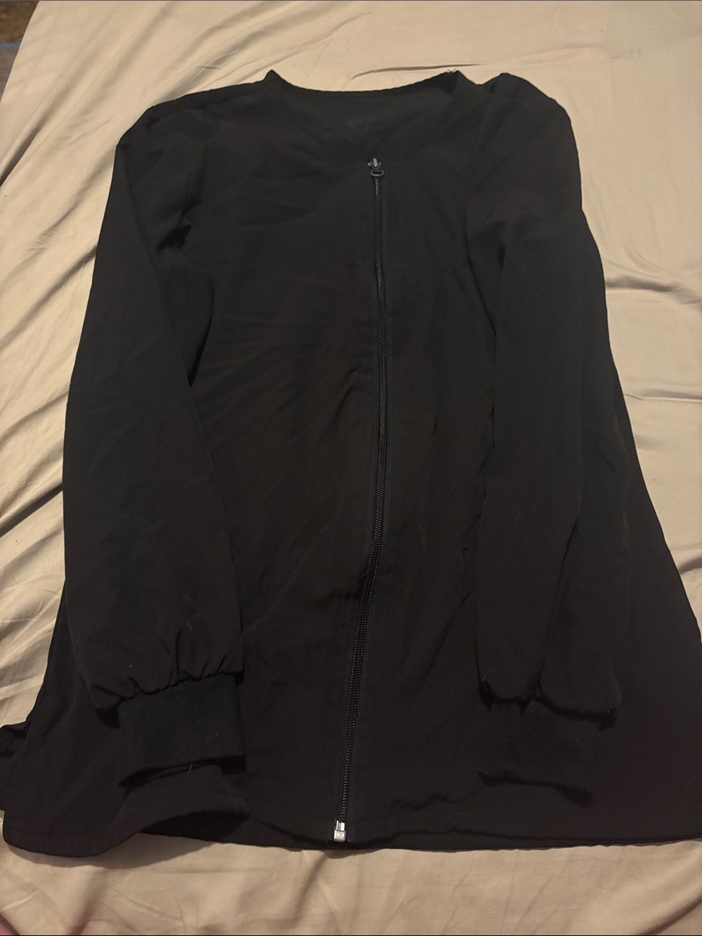 Black Women's Zip-Front Jacket